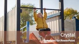  Presentation with infant warmer - PPT theme enhanced with fall slide - infant boy having fun background and a red colored foreground