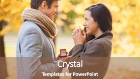  Presentation with family and home love concept - Audience pleasing PPT layouts consisting of fall wedding - love relationship family and people backdrop and a tawny brown colored foreground