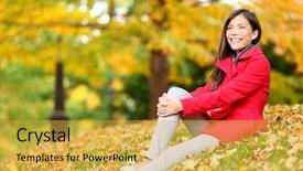  Presentation with space race - Amazing PPT layouts having fall woman relaxing happy backdrop and a  colored foreground