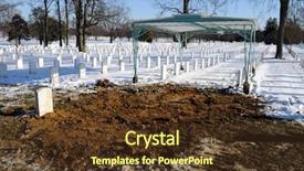  Presentation with virginia - Beautiful presentation featuring fallen hero - fresh grave at the arlington backdrop and a tawny brown colored foreground