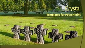  Presentation with iran military pershian - Audience pleasing slide deck consisting of fallen hero - german military cemetery at la backdrop and a tawny brown colored foreground