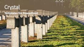  Presentation with old jewish cemetery religious - Theme enhanced with fallen hero - old military cemetery in palmiry background and a  colored foreground