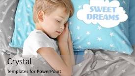  Presentation with sleeping mouse - Audience pleasing slide set consisting of fallen star - adorable little boy sleeping backdrop and a  colored foreground