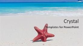  Presentation with sun flare in deep space - Cool new slides with fallen star in a sunlit backdrop and a light gray colored foreground