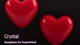  Presentation with for black women heart disease - Audience pleasing slides consisting of falling hearts - two reds heart on black backdrop and a wine colored foreground