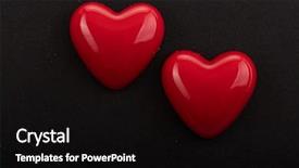  Presentation with for black women heart disease - Cool new presentation with falling hearts - two reds heart on black backdrop and a black colored foreground