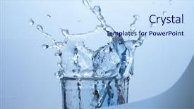  Presentation with glass of whiskey ice - Audience pleasing PPT theme consisting of phosphorus - fresh large mackerel backdrop and a white colored foreground