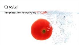  Presentation with water splash - Cool new PPT theme with falling or dipping in water backdrop and a  colored foreground