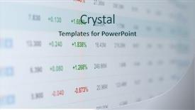  Presentation with market data - Beautiful theme featuring fallout - stock market data backdrop and a lemonade colored foreground