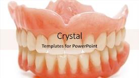  Presentation with fall leaves border white - Colorful theme enhanced with false teeth prosthetic on isolated backdrop and a coral colored foreground