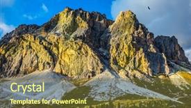  Presentation with last days - Slide deck consisting of faltsarego the last fine day background and a teal colored foreground