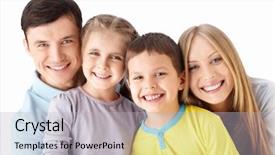  Presentation with families - PPT layouts consisting of families with children on a white background background and a light gray colored foreground