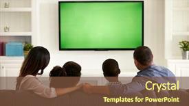  Presentation with children parents - Amazing slides having family - parents and their two children backdrop and a tawny brown colored foreground