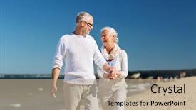  Presentation with family tourism - Presentation with family age travel tourism background and a mint green colored foreground