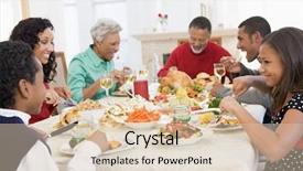  Presentation with christmas dinner - Amazing theme having family all together at christmas dinner backdrop and a lemonade colored foreground