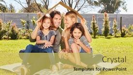  Presentation with ownership - Cool new theme with family-and-children backdrop and a yellow colored foreground