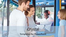  Presentation with ticket - Audience pleasing PPT theme consisting of cropped shot of woman tearing calendar part of 2018 year with dark wooden surface as background backdrop and a tawny brown colored foreground