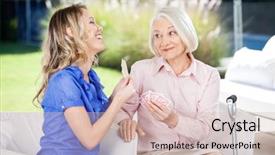  Presentation with playing cards - Theme with  background and a  colored foreground