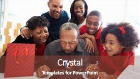  Presentation with 70th birthday - Amazing presentation design having family celebrating 70th birthday together backdrop and a tawny brown colored foreground