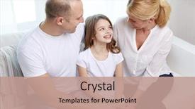  Presentation with family children - Amazing presentation design having family children and people concept backdrop and a coral colored foreground