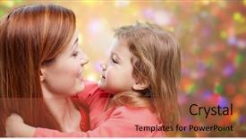  Presentation with group of children in christmas - Amazing slide set having family christmas children and people backdrop and a  colored foreground