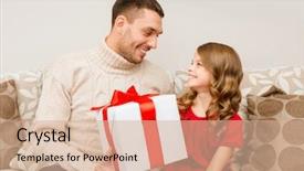  Presentation with christmas borders winter - Slide set consisting of family christmas x-mas winter background and a  colored foreground