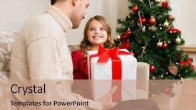  Presentation with christmas winter a table - Presentation theme with computer cyber attack conceptual image background and a light gray colored foreground