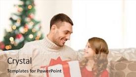  Presentation with christmas borders winter - Cool new slide deck with family christmas x-mas winter backdrop and a  colored foreground