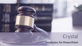  Presentation with court gavel - Slide deck consisting of family-court-lawer-s-office background and a light blue colored foreground