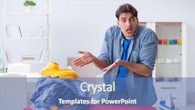  Presentation with hiduism clothing - PPT theme with family distress - young man husband doing clothing background and a teal colored foreground