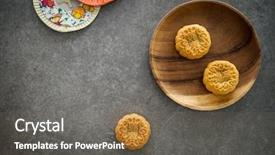  Presentation with traditional chinese character - Colorful slide deck enhanced with family during mid-autumn festival backdrop and a gray colored foreground