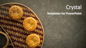  Presentation with traditional chinese character - Beautiful slides featuring family during mid-autumn festival backdrop and a gray colored foreground