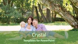  Presentation with counseling family therapy - Presentation theme having family enjoying their leisure having background and a tawny brown colored foreground