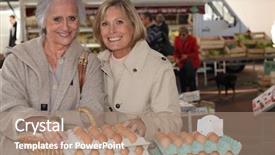  Presentation with solemnity of mother mary of god - Cool new presentation with family farm - mother and daughter buying eggs backdrop and a coral colored foreground