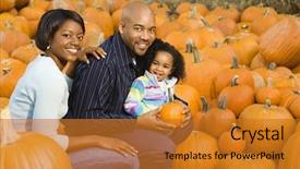  Presentation with parents - Beautiful presentation featuring family farm - parents and daughter picking backdrop and a  colored foreground