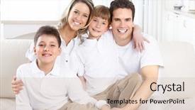  Presentation with family children - PPT layouts consisting of family father mother and children background and a  colored foreground