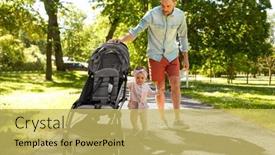  Presentation with father - PPT theme consisting of family-fatherhood-and-people-concept background and a yellow colored foreground