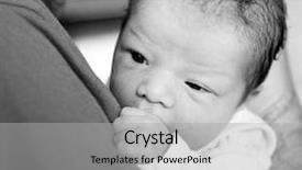  Presentation with abuse child - Slide deck featuring family foundation - newborn baby girl and father background and a  colored foreground