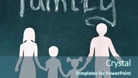  Presentation with family planning medical - Colorful slide set enhanced with blue sea transparent shallow water backdrop and a dark gray colored foreground