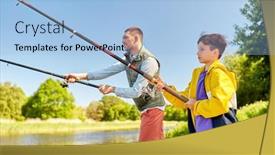  Presentation with generation - Presentation consisting of family-generation-summer-holidays background and a light blue colored foreground