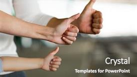  Presentation with hailing cab - Beautiful presentation theme featuring family hailing for a taxi backdrop and a dark gray colored foreground