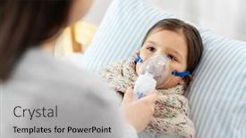  Presentation with family health - Beautiful presentation theme featuring family-health-and-medicine-concept backdrop and a light gray colored foreground