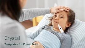  Presentation with family health - Beautiful theme featuring family-health-and-people-concept backdrop and a lemonade colored foreground