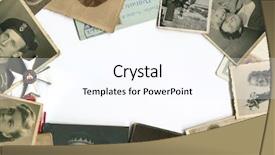  Presentation with family history - Cool new theme with family history - vintage photos and postcards frame backdrop and a  colored foreground