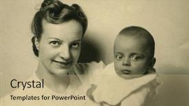  Presentation with family history - Beautiful presentation featuring family history - vintage portrait of mother backdrop and a  colored foreground