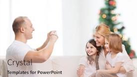  Presentation with family tree - PPT theme enhanced with abstract background of floral pattern of a kaleidoscope pink blue green background fractal mandala abstract kaleidoscopic arabesque geometrical ornament flower pattern background and a light gray colored foreground.