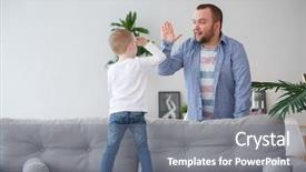  Presentation with family and marriage - Amazing presentation having family image of young son backdrop and a  colored foreground