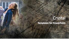  Presentation with bbq - Slide deck featuring family laughing next to bbq background and a dark gray colored foreground