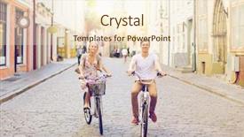  Presentation with relationship - Amazing theme having family life cycle - summer holidays bikes love relationship backdrop and a cream colored foreground