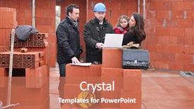  Presentation with meeting family - Audience pleasing theme consisting of family meeting with their architect backdrop and a  colored foreground